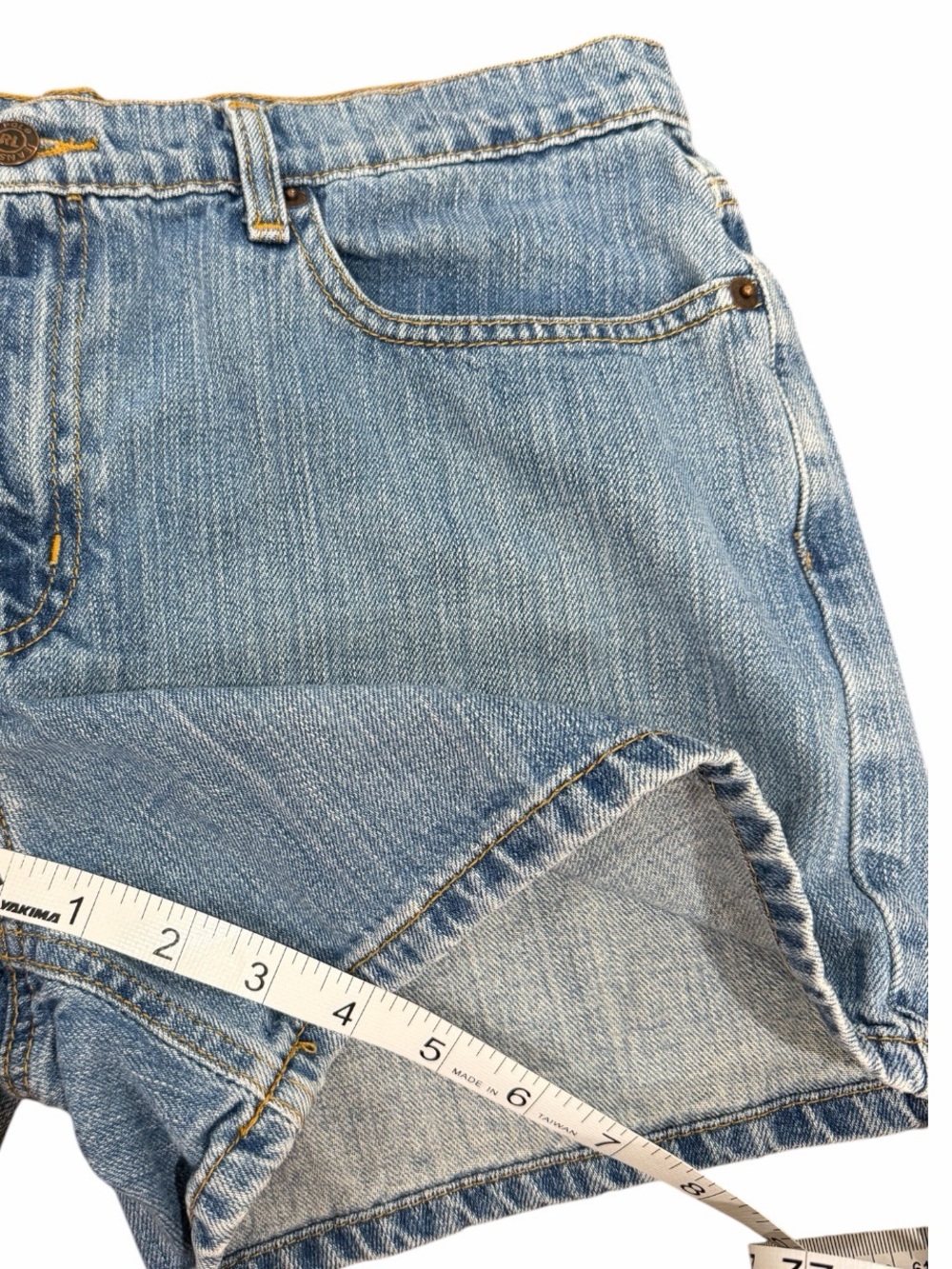 Vintage Polo Jeans Co Ralph Lauren Saturday Short High Rise Denim Shorts Size 10 - Picture 11 of 12